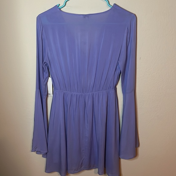 Tobi Lavendar Bell Sleeve Dress - Size Medium - Picture 3 of 3